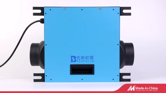 Canbinet Box Square Бесшумный линейный канальный вентилятор для свежего воздуха 6 дюймов